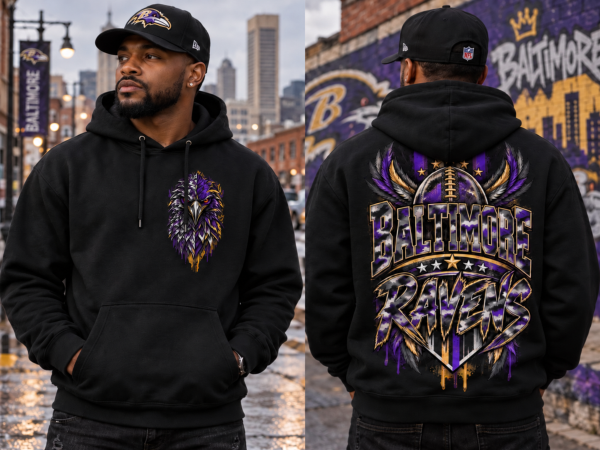 Baltimore Ravens His & Hers Fan Hoodies