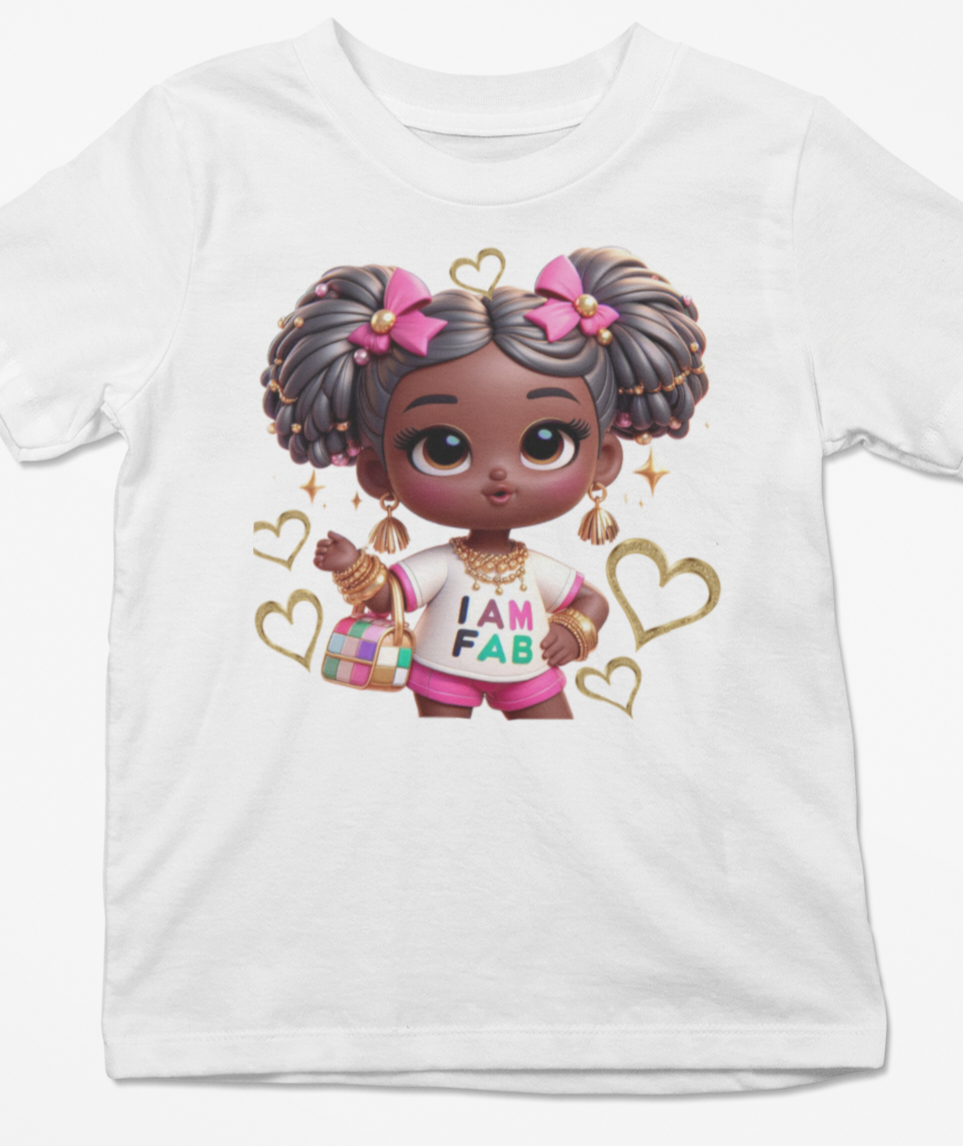 I AM Fab Girls Tee