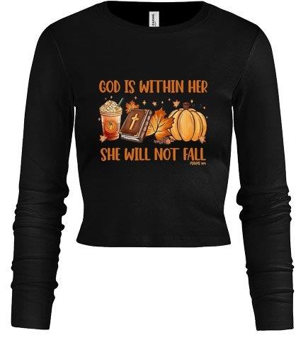 God is Within Her... Fall Tee