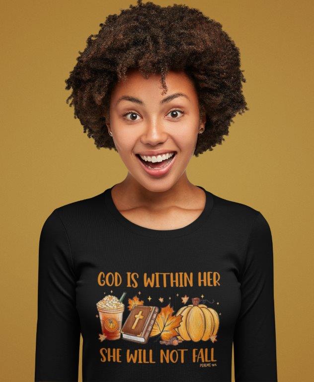 God is Within Her... Fall Tee