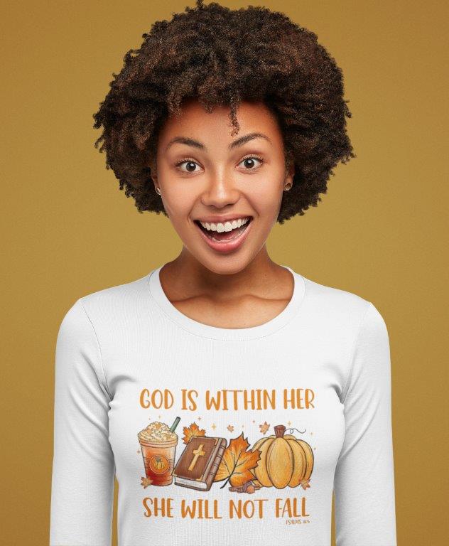 God is Within Her... Fall Tee