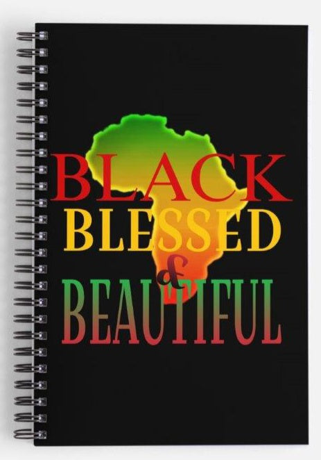 Black Blessed Beautiful Journal