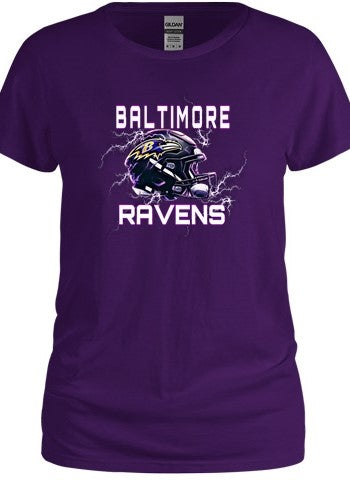 Ladies Ravens Helmet Tee