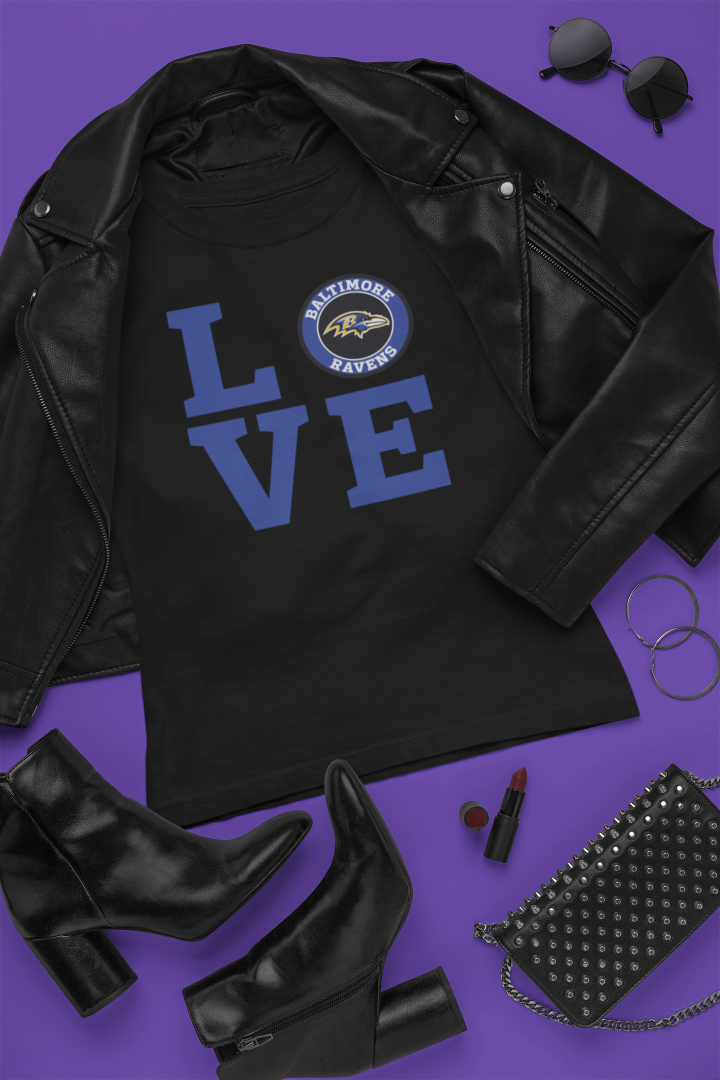 Ladies LOVE Ravens Tee