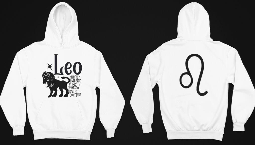 Leo Zodiac Sign Hoodie