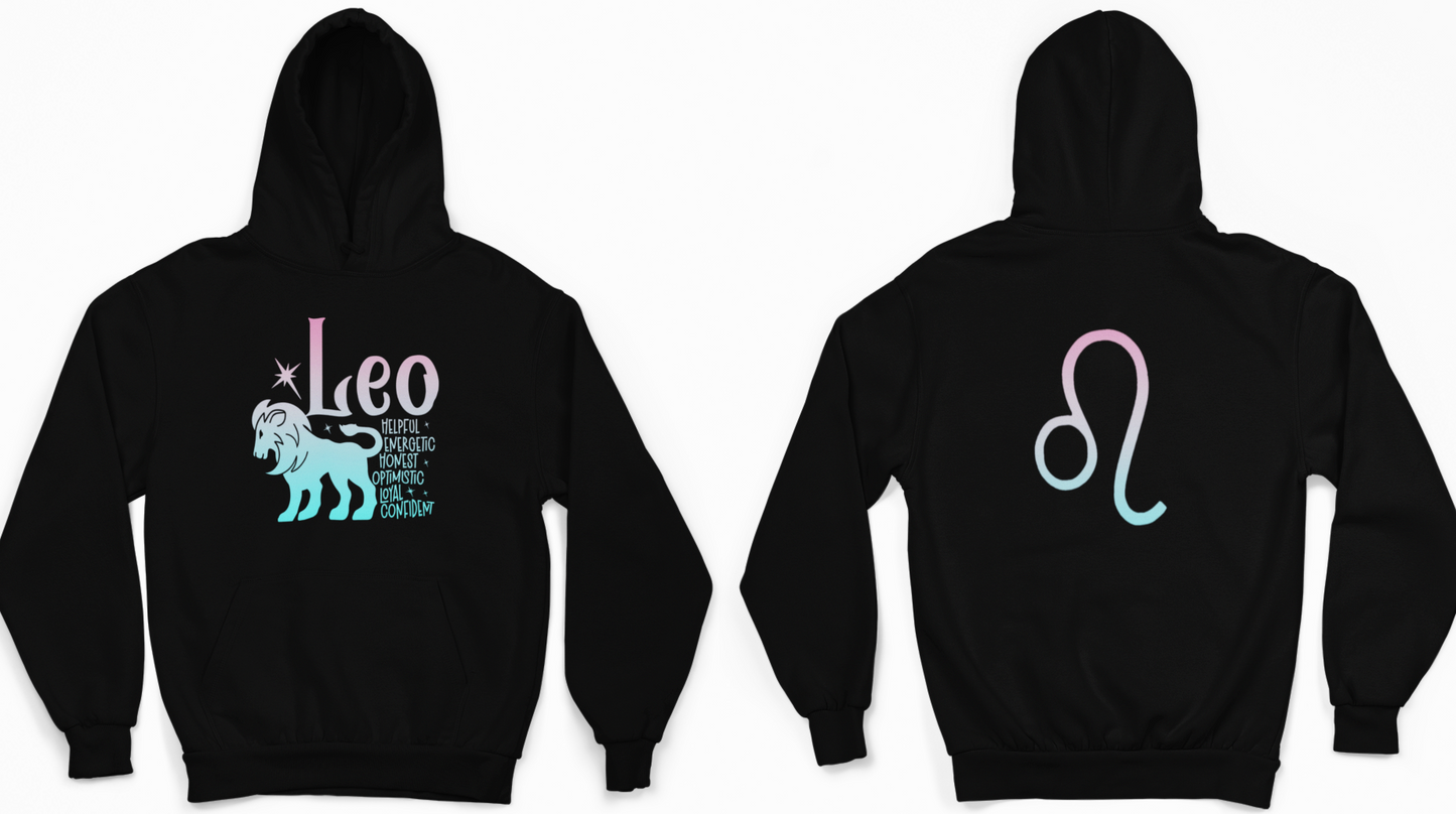 Leo Zodiac Sign Hoodie