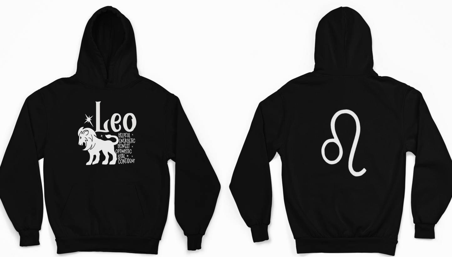 Leo Zodiac Sign Hoodie