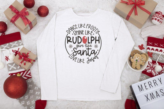 Dance Like Frosty, Shine Like Rudolph ...Tee