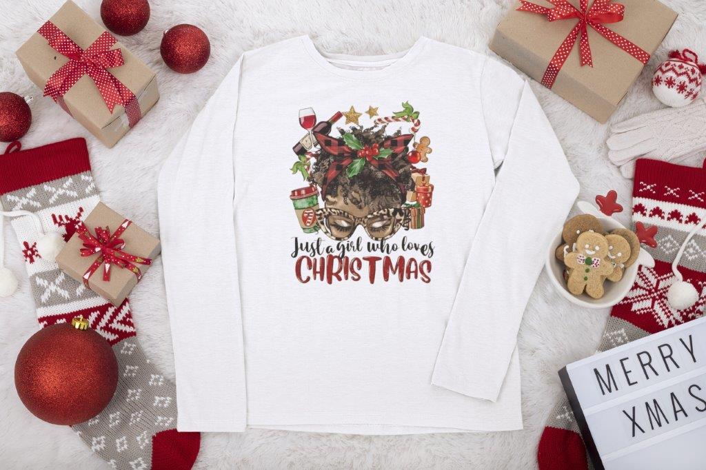 Just A Girl Who Loves Christmas Tee