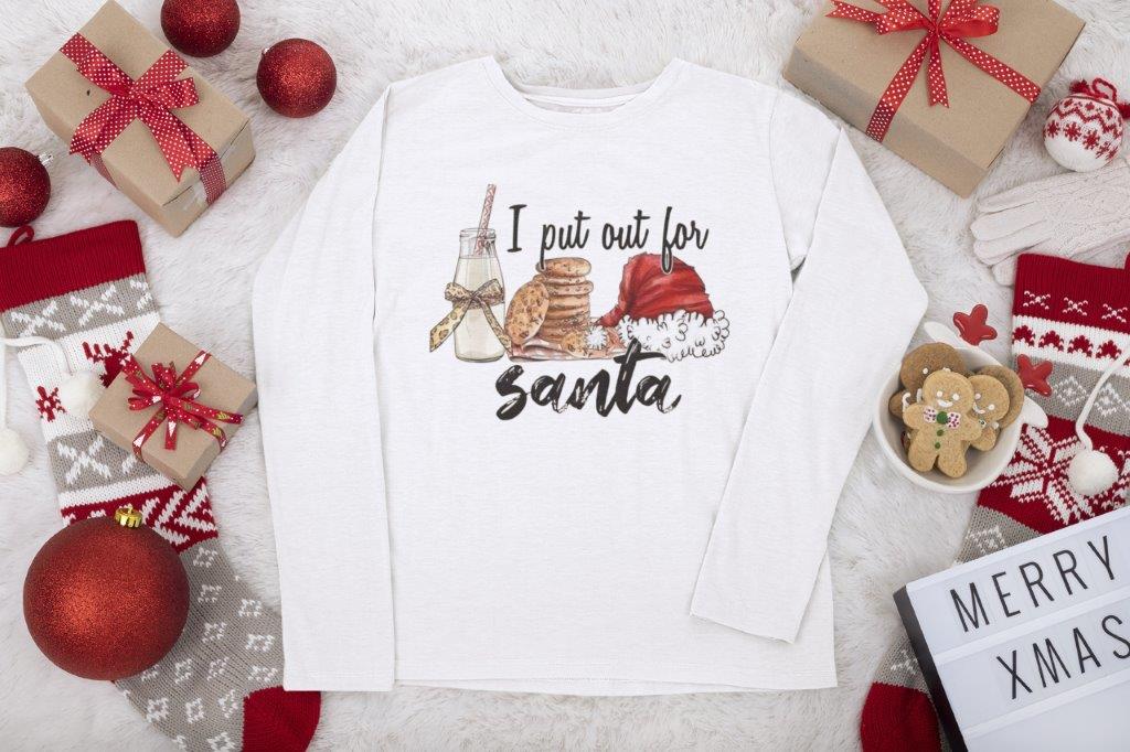 I Put Out For Santa Tee