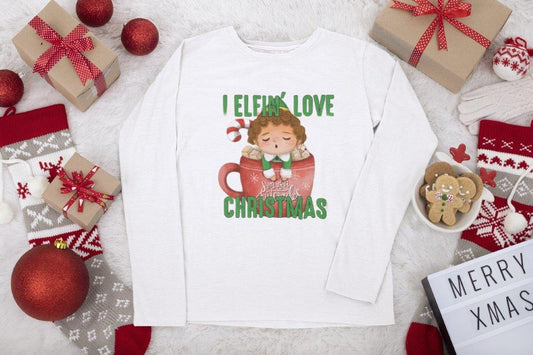 I ELFIN' Love Christmas Tee