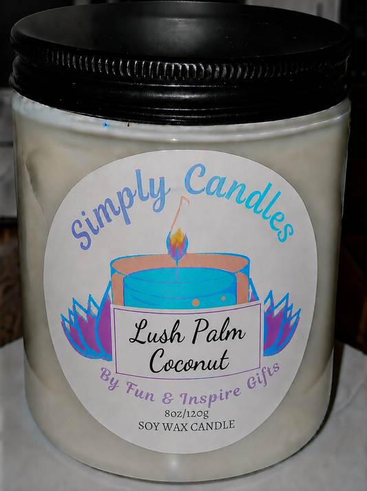 Lush Palm and Coconut Scented Candle