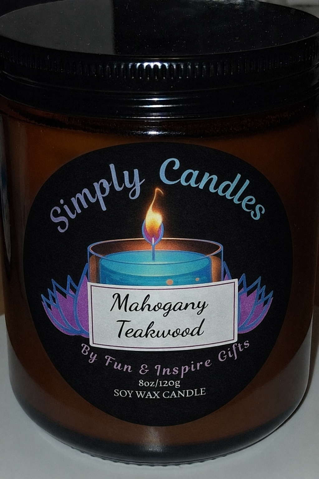 Mahogany Teakwood Scented Candle