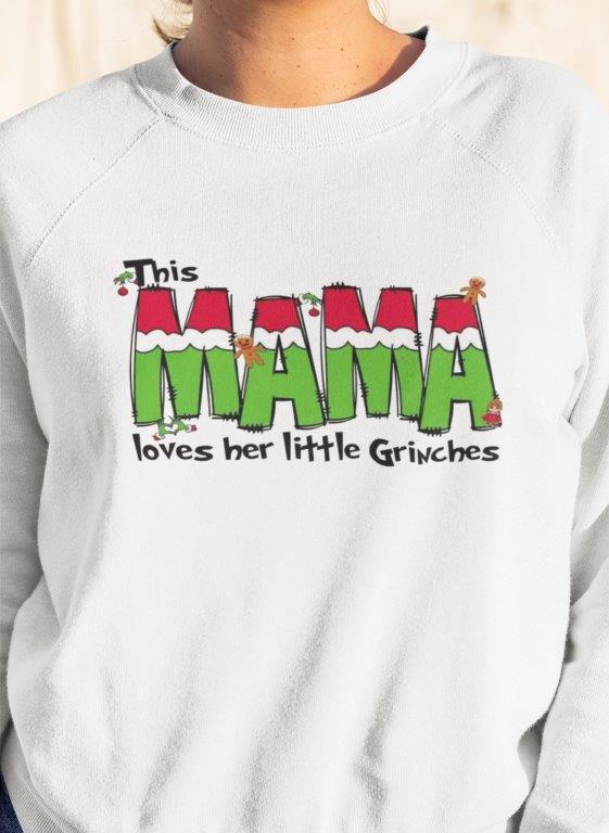 PERSONALIZED This Mama Loves Her Little Grinches Sweatshirt