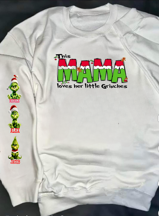 PERSONALIZED This Mama Loves Her Little Grinches Sweatshirt