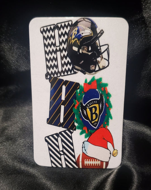 Ho Ho Ho Ravens Magnet