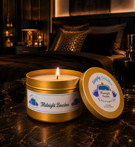 Midnight Bourbon Scented Candle