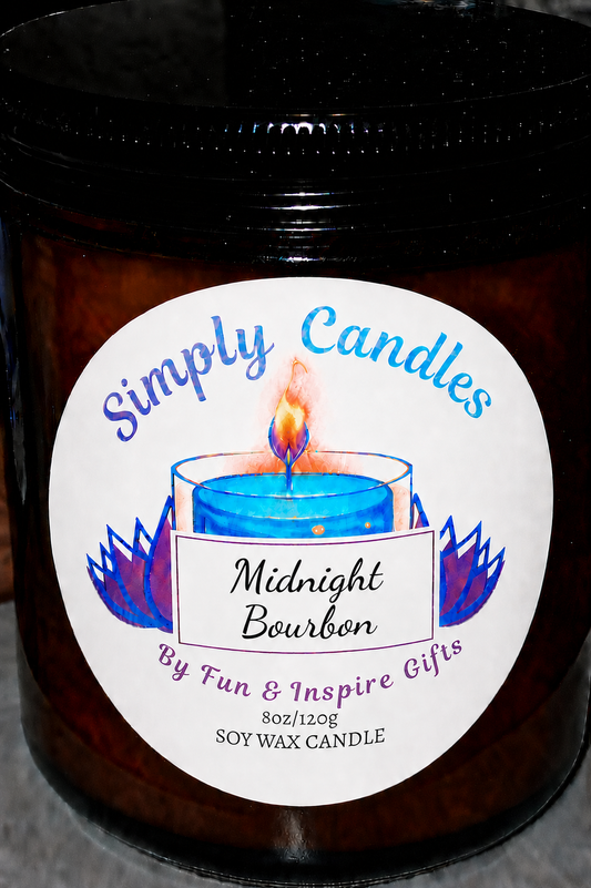 Midnight Bourbon Scented Candle