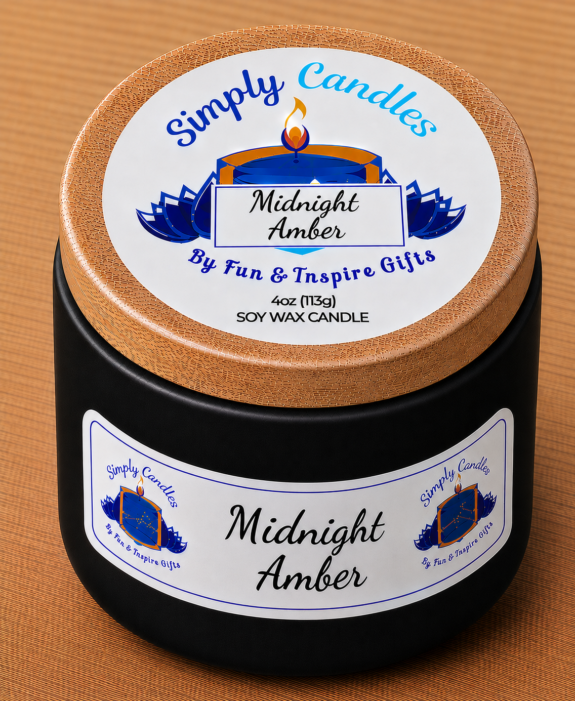 Midnight Amber Scented Candle