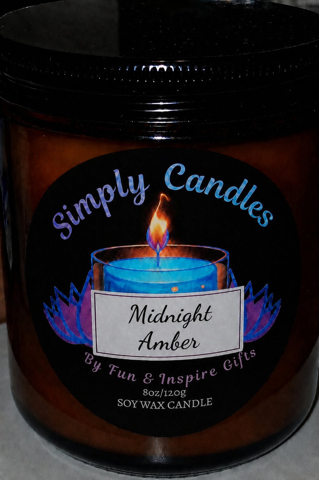 Midnight Amber Scented Candle