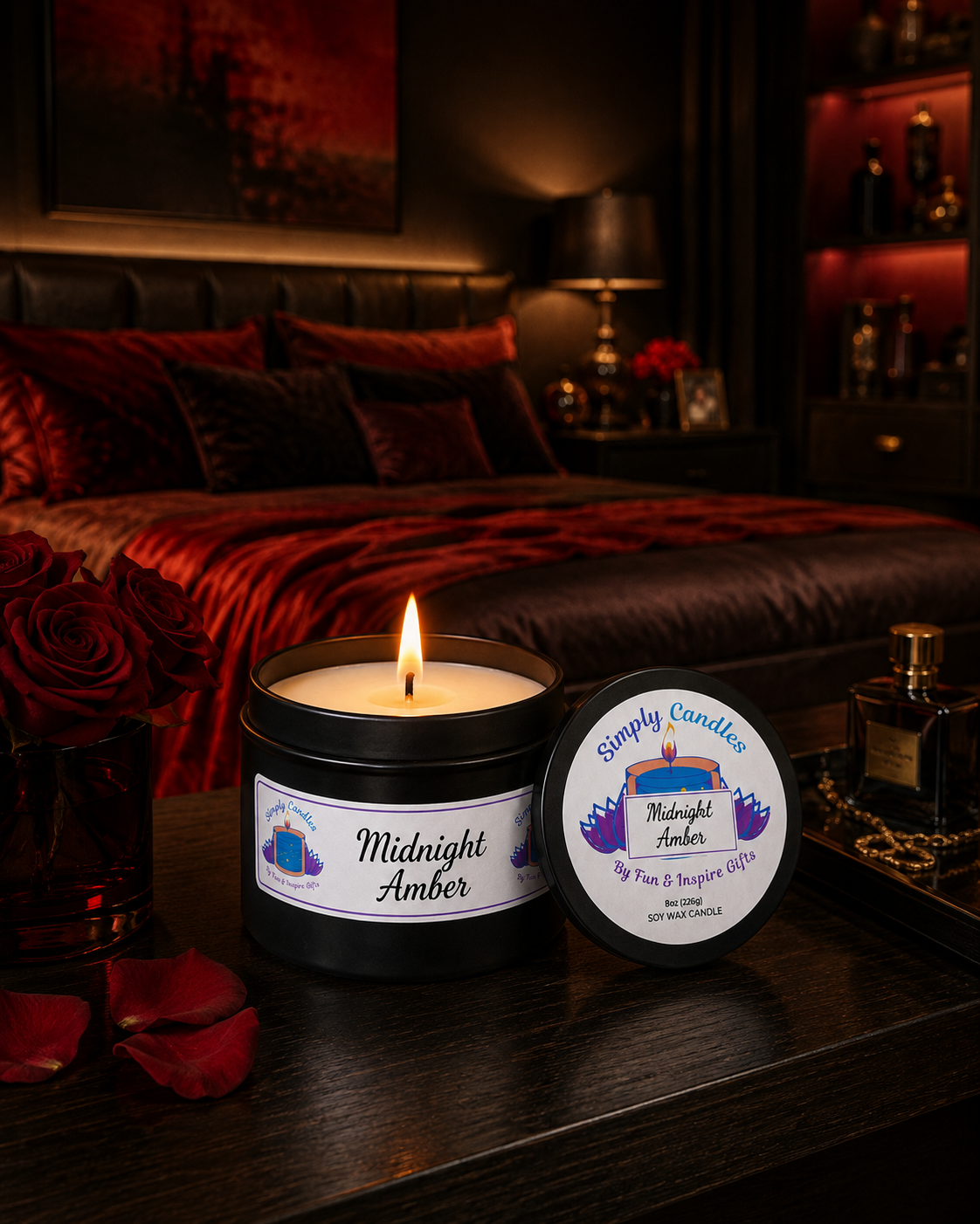Midnight Amber Scented Candle
