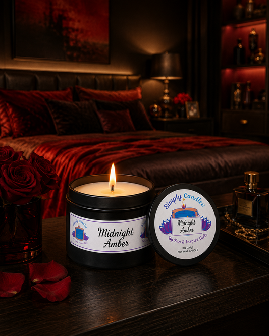 Midnight Amber Scented Candle
