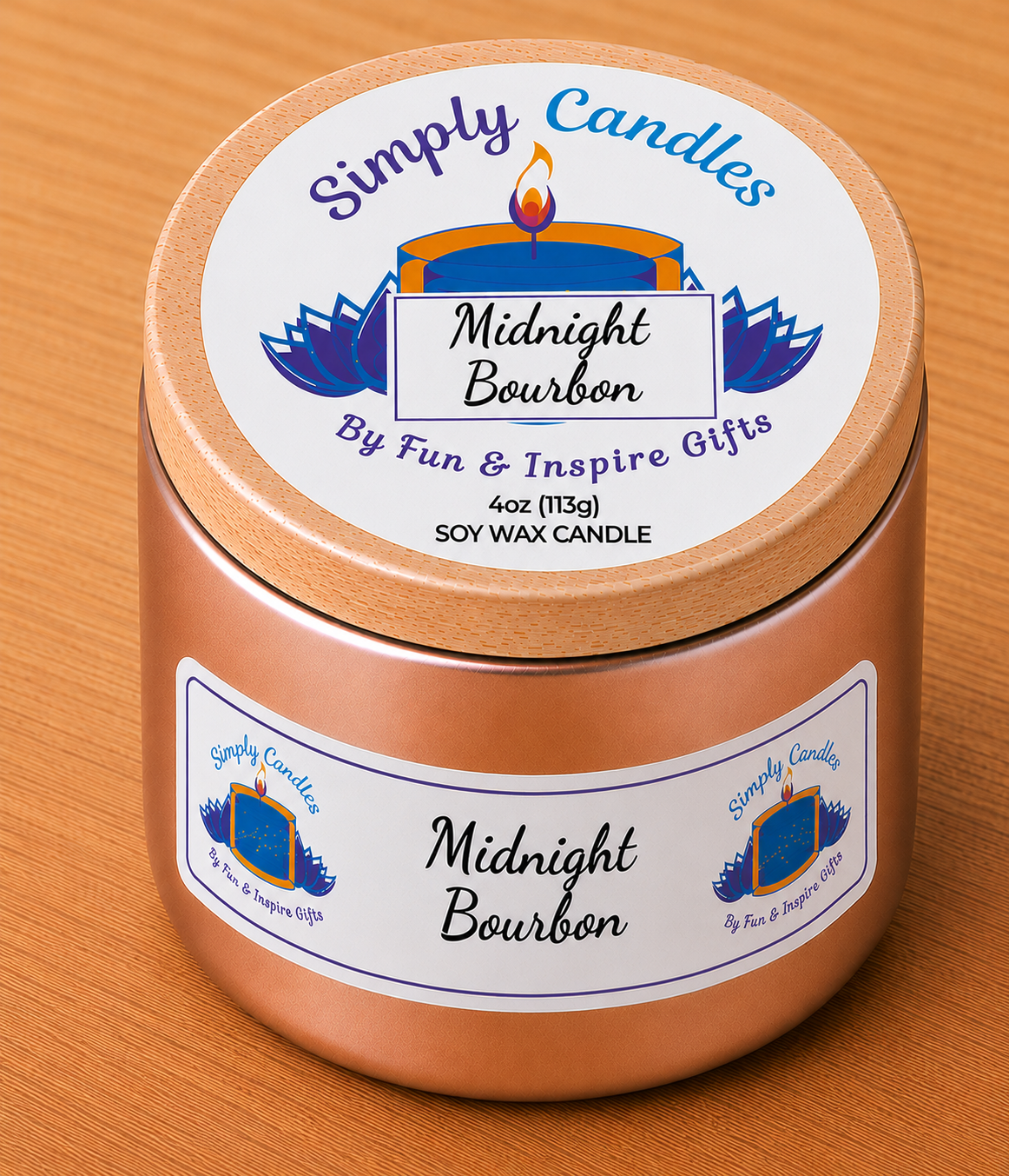 Midnight Bourbon Scented Candle