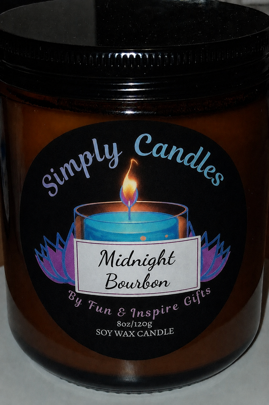 Midnight Bourbon Scented Candle
