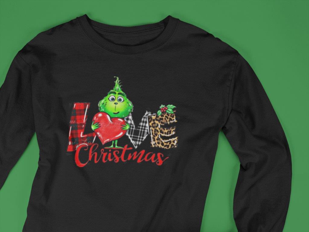 Mini Grinch Love Christmas Tee