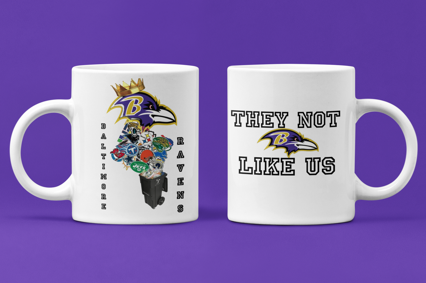 Ravens They Not Like Us Coffee Mug