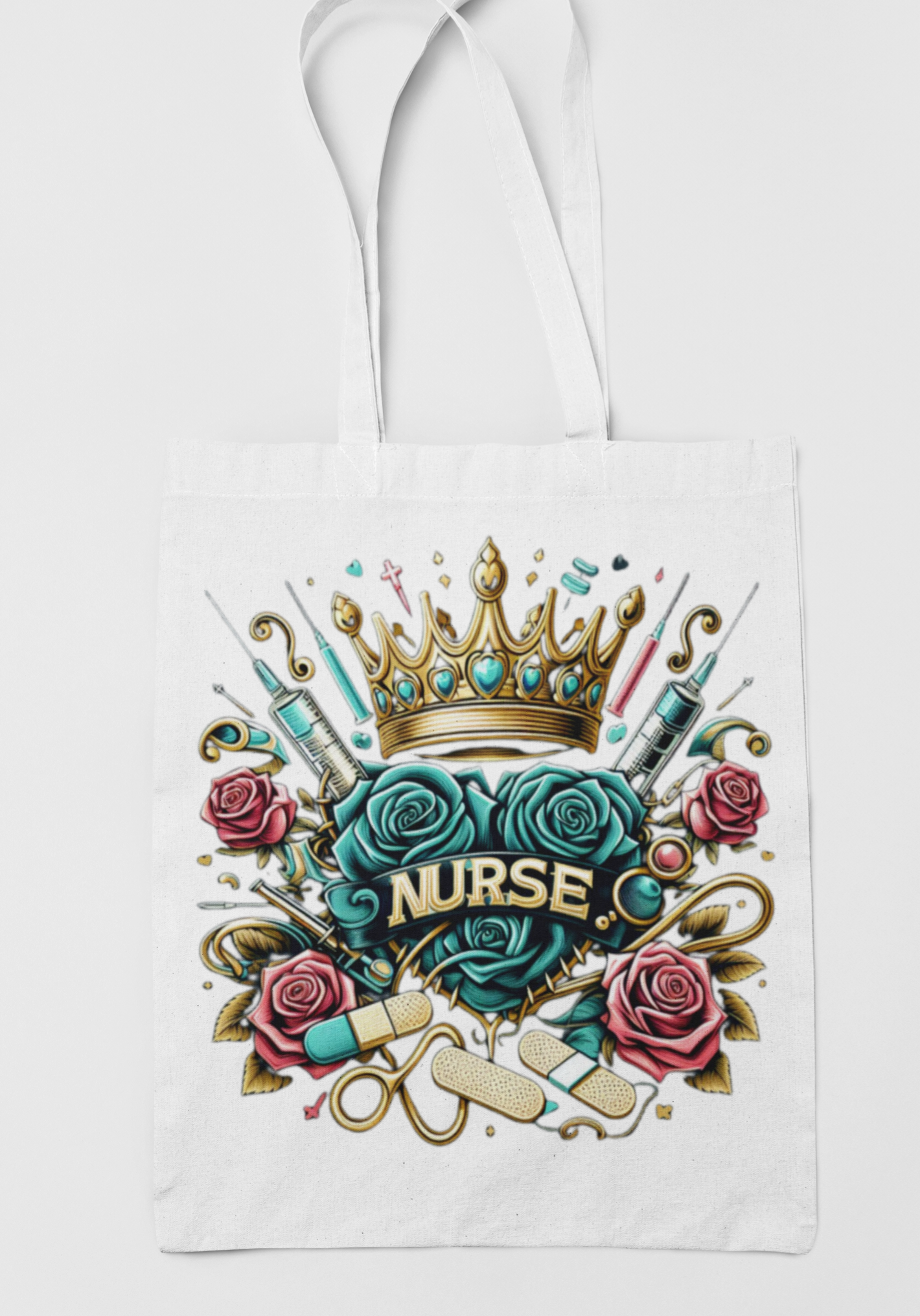 Nursing Queen Tote Bag