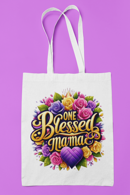 Blessed Mama Tote Bag