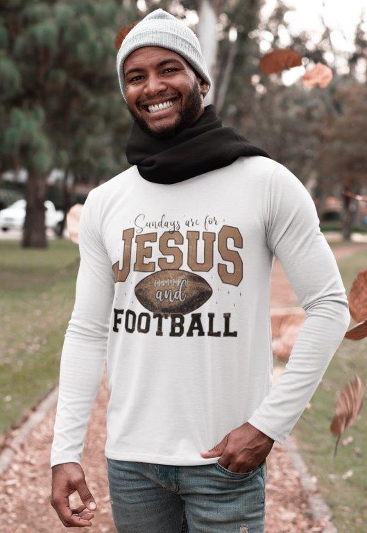 Sundays Are For Jesus and Football Men's Tee