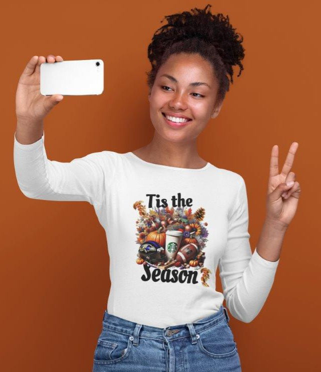 Ladies Tis The Season Fall Tee, Crewneck Sweatshirt and Hoodie