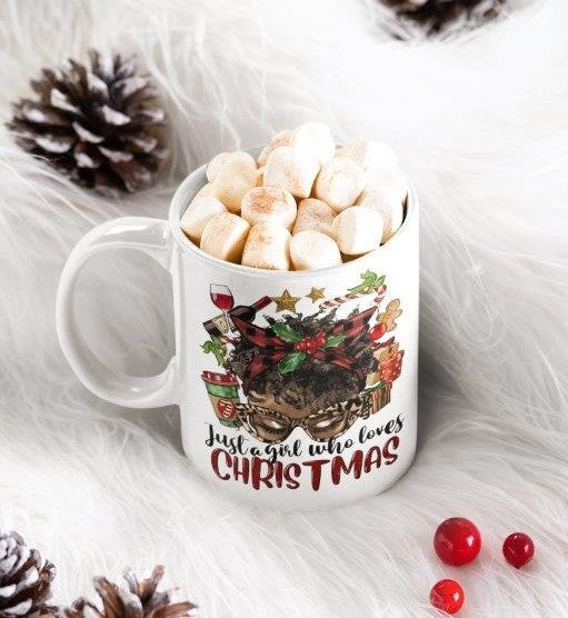 Just A Girl Who Loves Christmas Coffee Mug