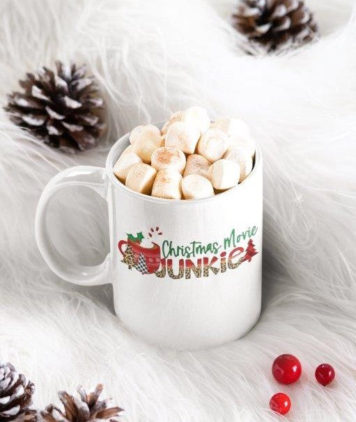 Christmas Movie Junkie Coffee Mug