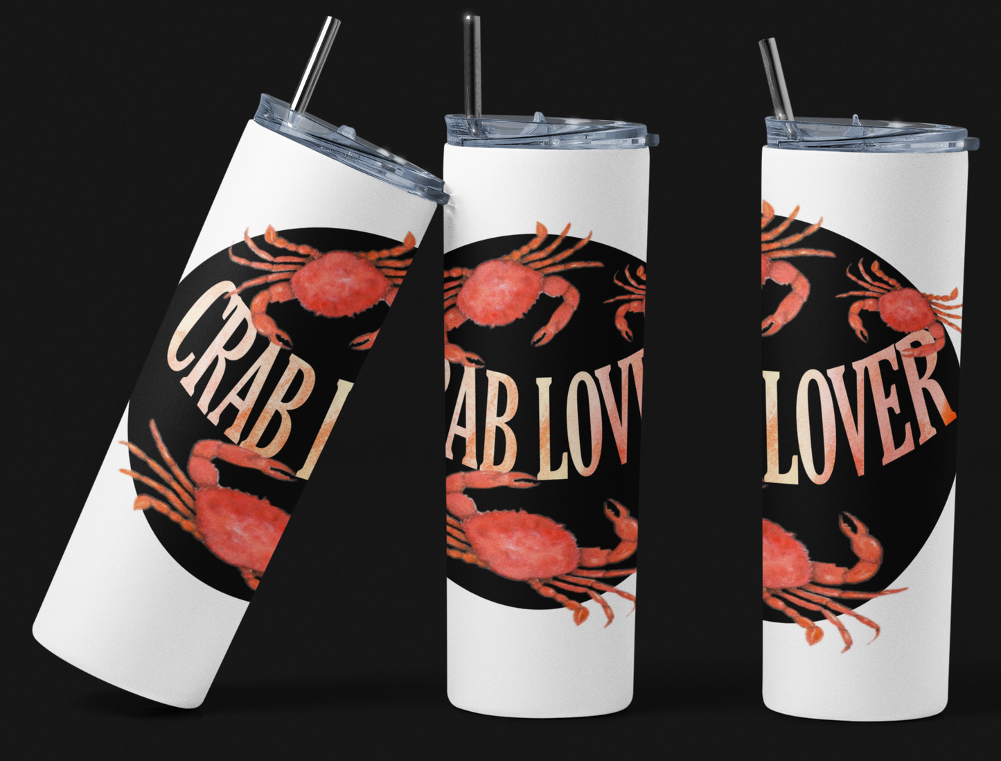 Crab Lover Skinny Tumbler