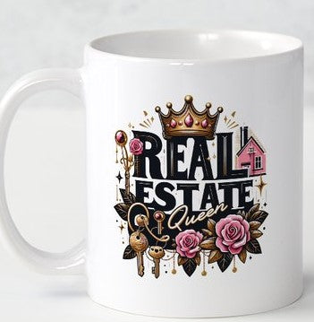 Real Estate Queen Coffee Mug