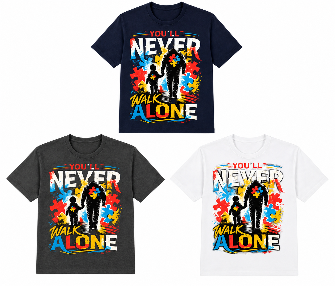 You'll Never Walk Alone Tee and Coffee Mug Bundle