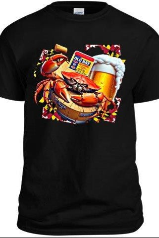 Crabs And Beer Men's Tee