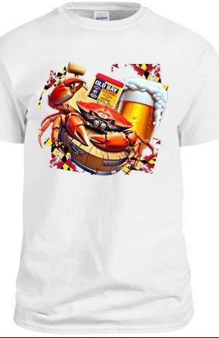 Crabs And Beer Men's Tee