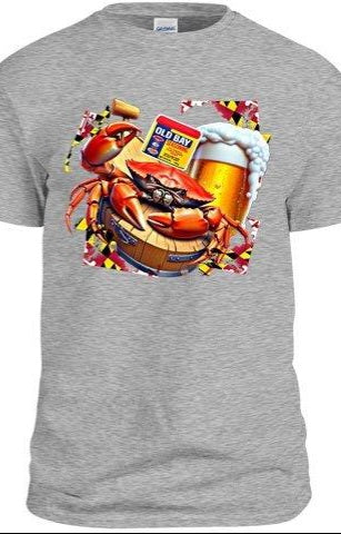 Crabs And Beer Men's Tee