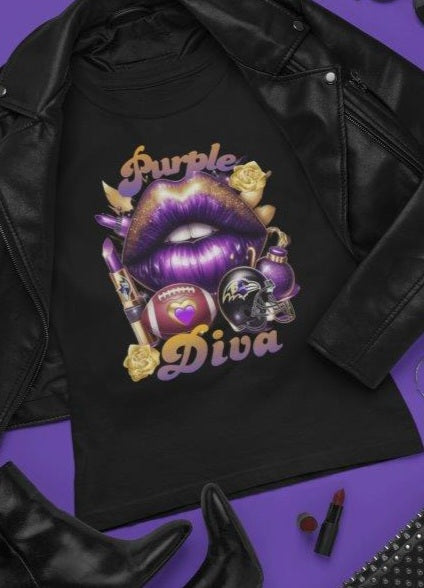 Purple Diva Ladies Tee