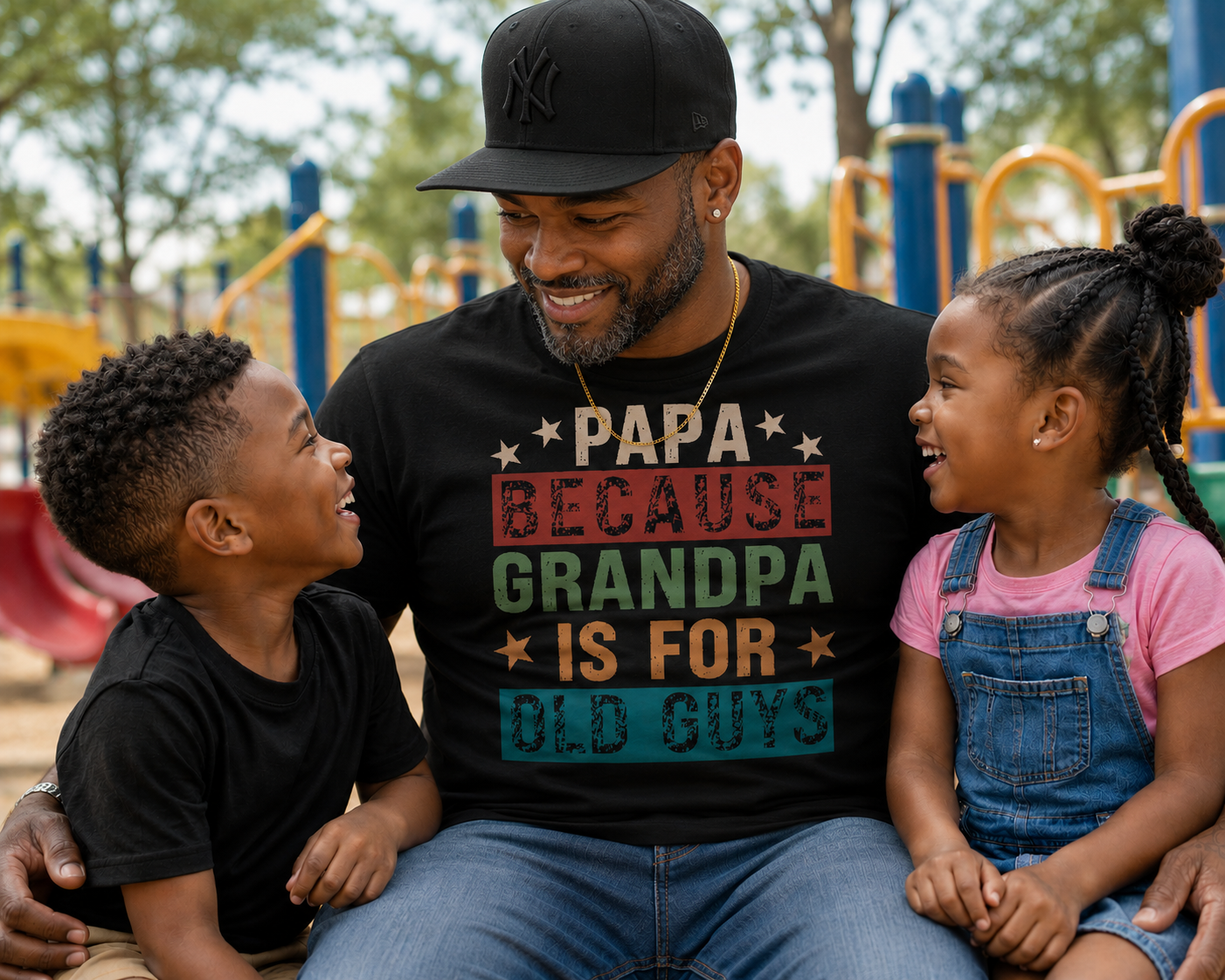 Papa Because Grandpa is for Old Guys Tee and Coffee Mug Bundle