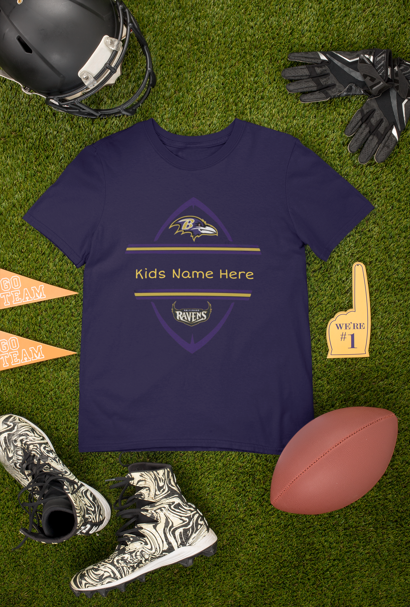 Personalized Ravens Kids Tee