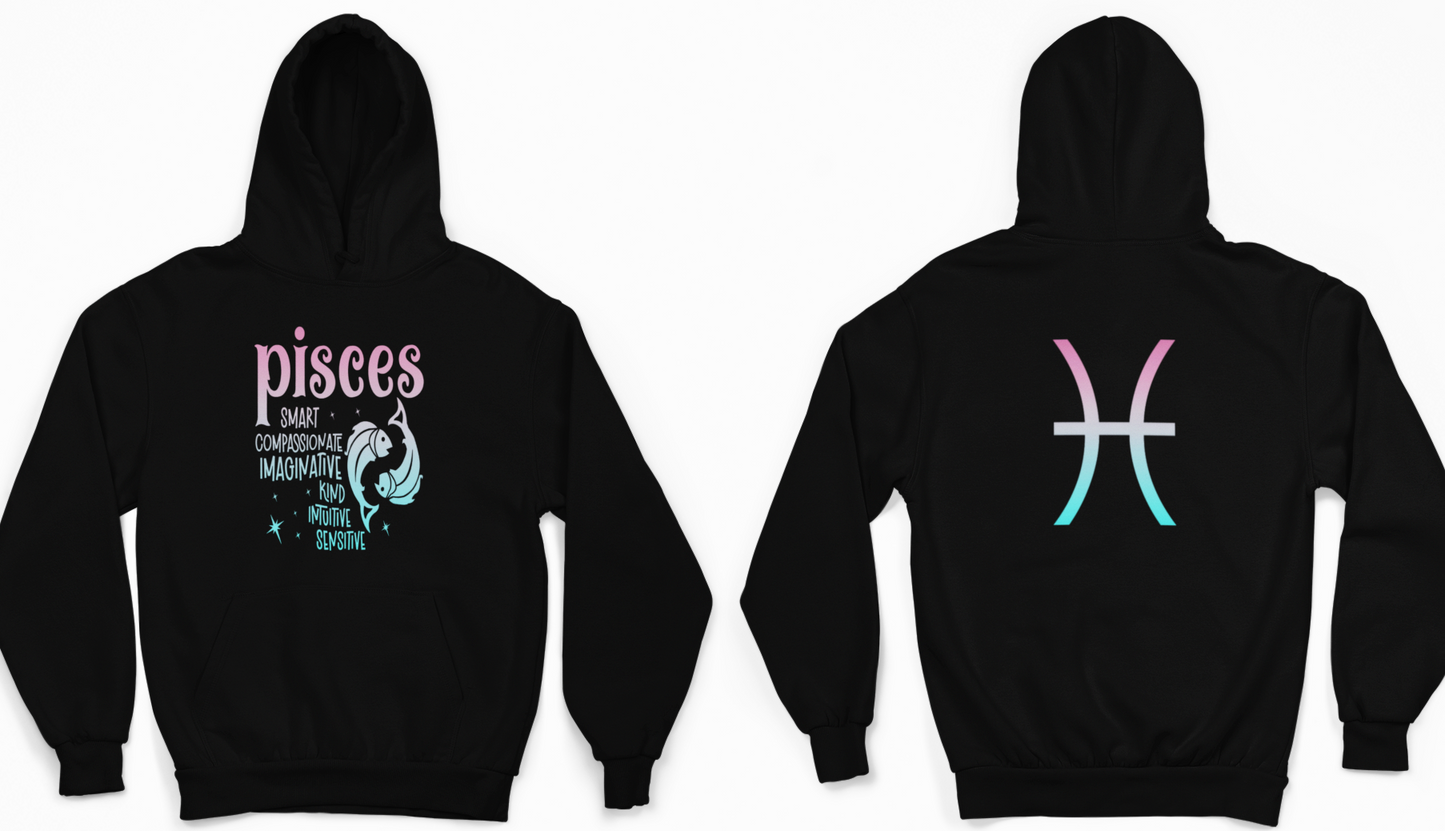 Pisces Zodiac Sign Hoodie