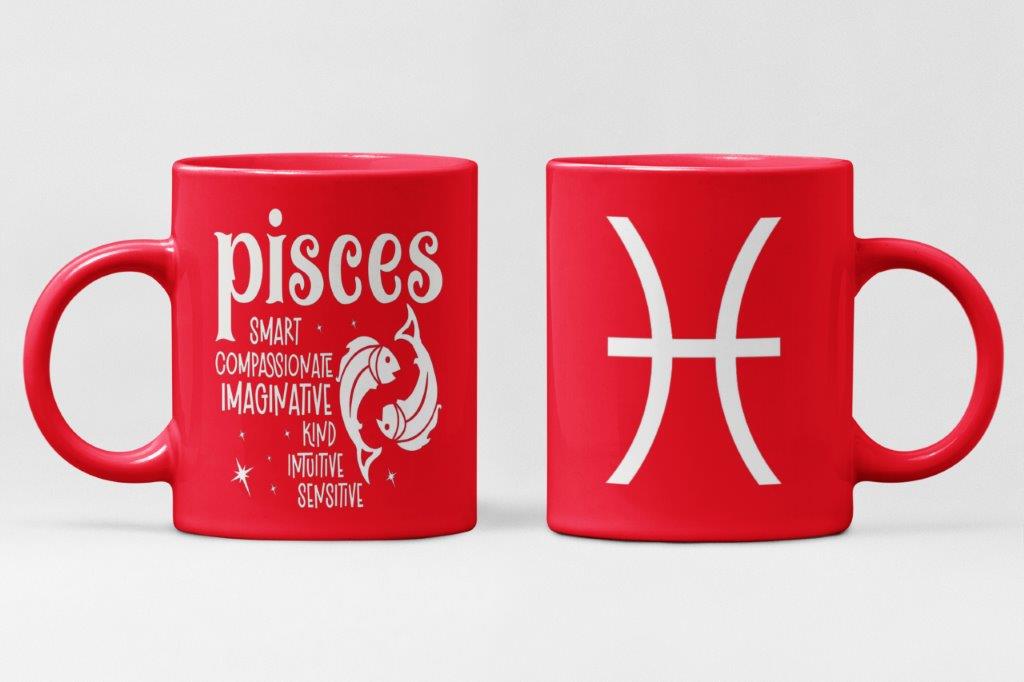 Pisces Zodiac Coffee Mug