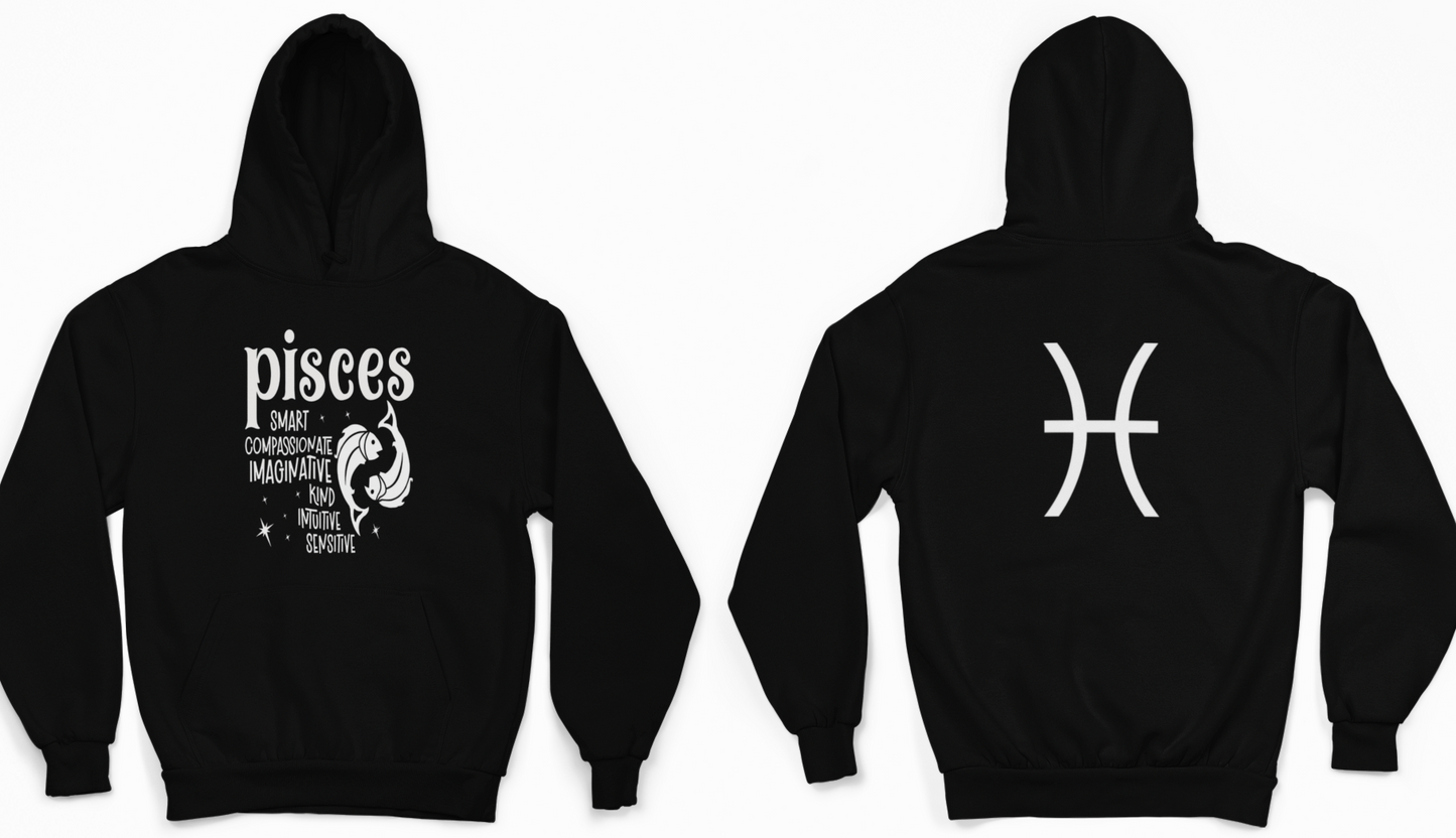 Pisces Zodiac Sign Hoodie