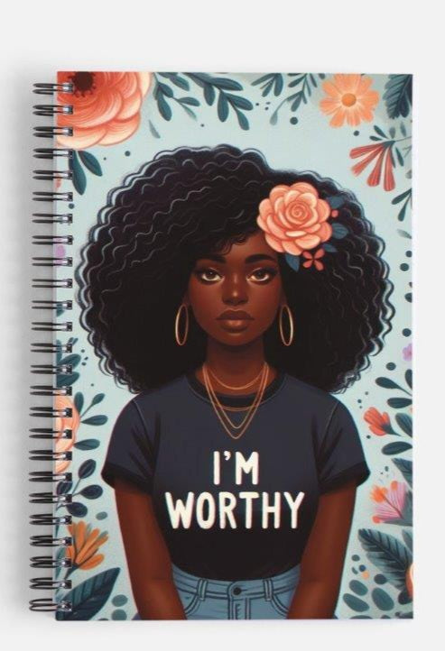 Black Beauty I'm Worthy Journal