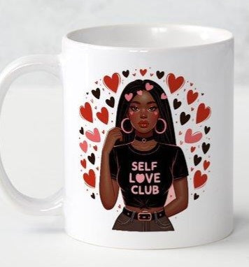 Black Beauty Self Love Club Coffee Mug